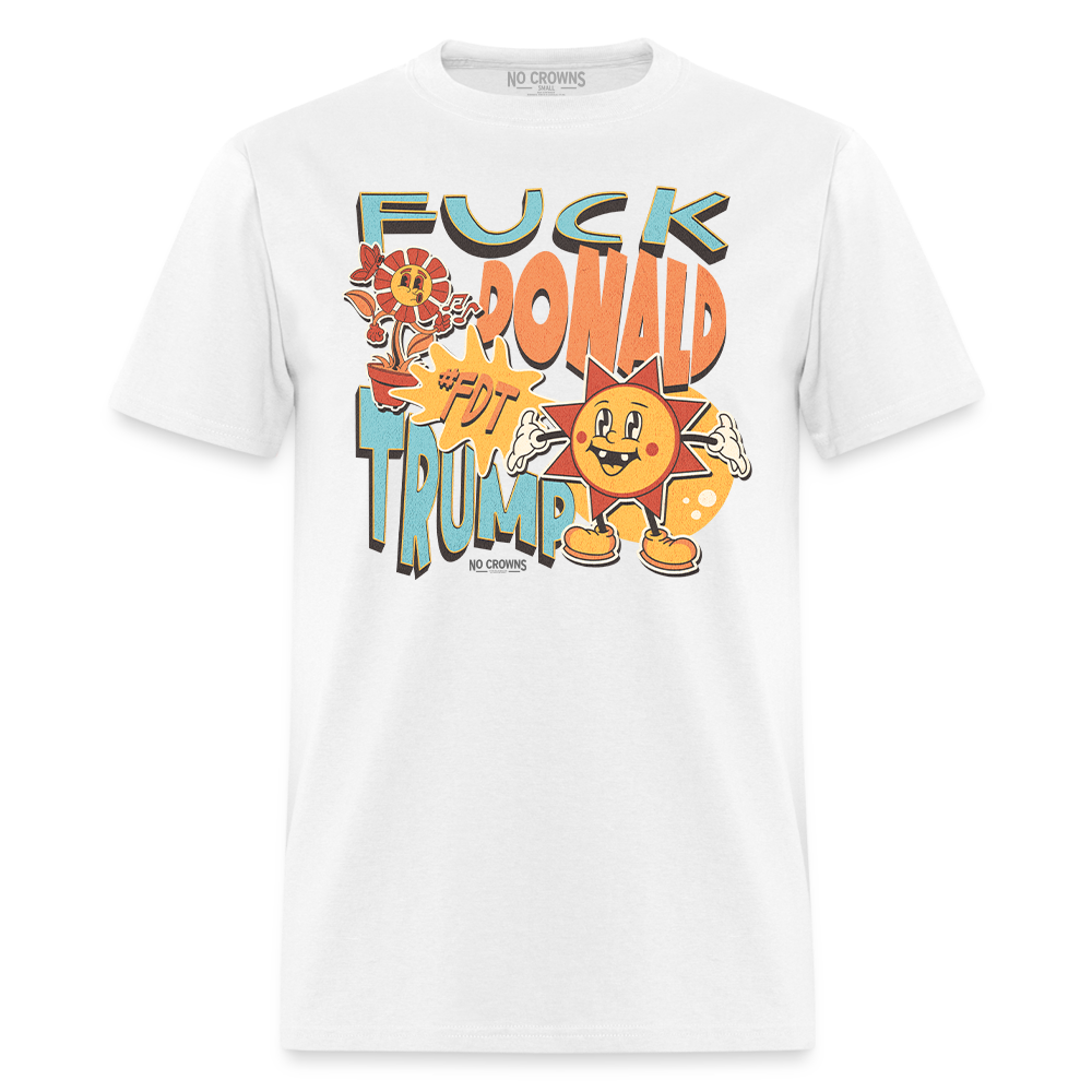 FDT Fuck Donald Trump Cute Funny Cartoon T-Shirt