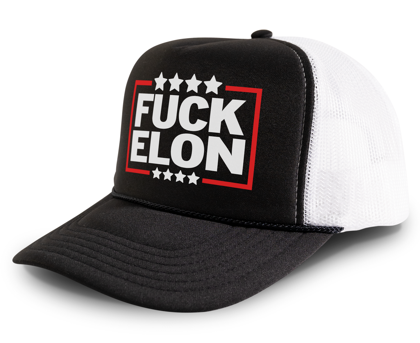 Fuck Elon Trucker Hat - Anti Elon Musk Statement Cap