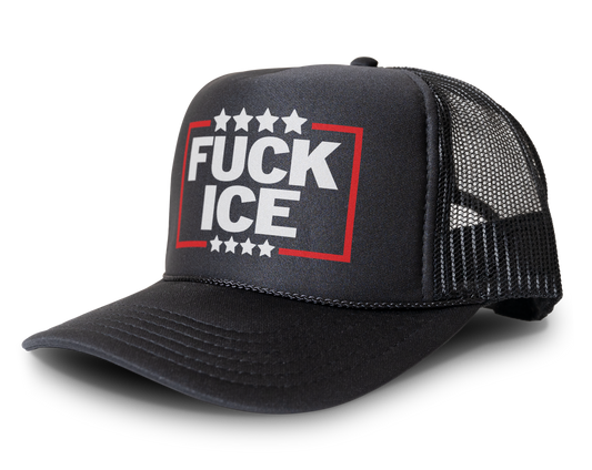 Fuck ICE Trucker Hat - Anti Fascist Fascism Protest Cap