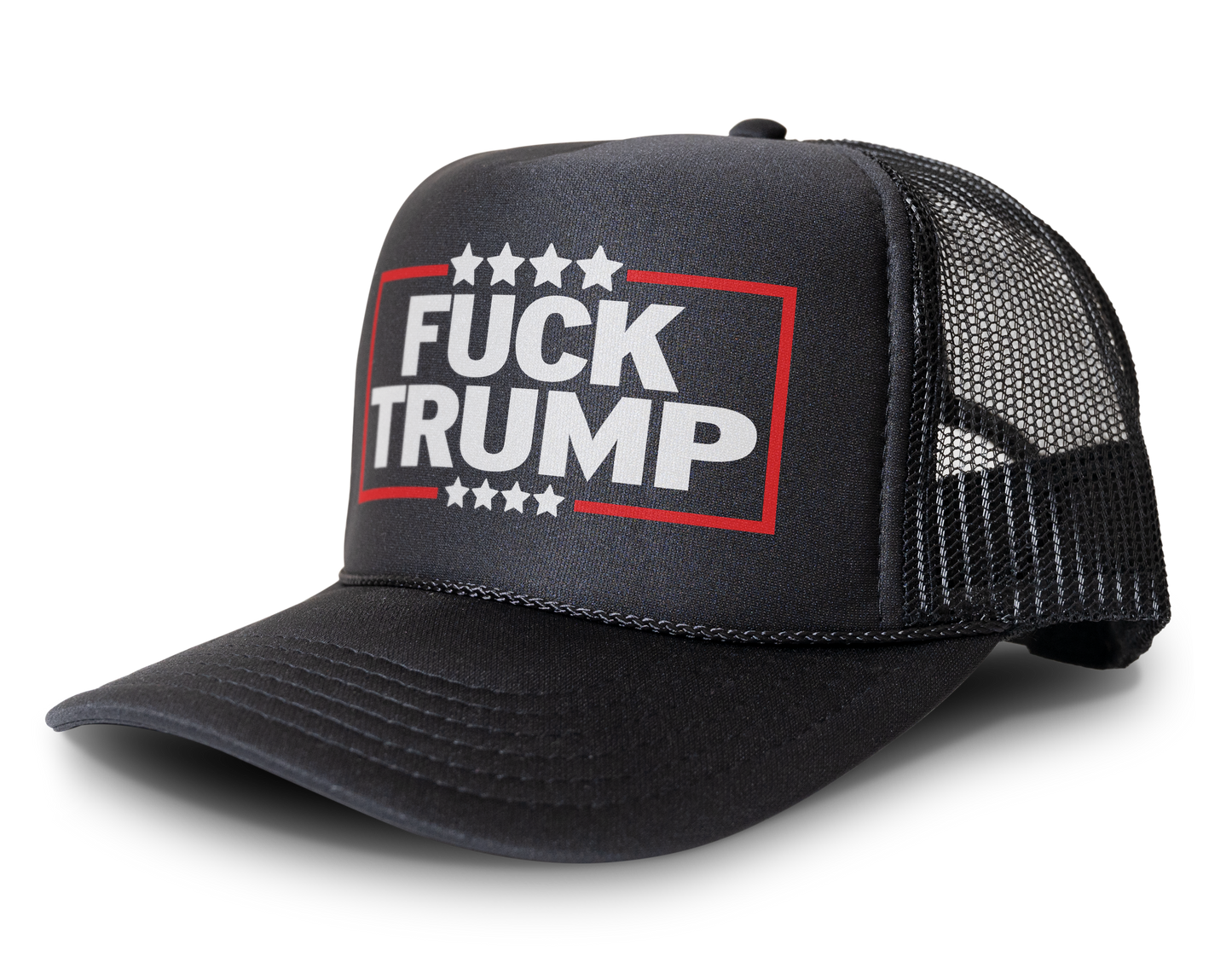 Fuck Trump Trucker Hat - Anti-Trump Statement Cap