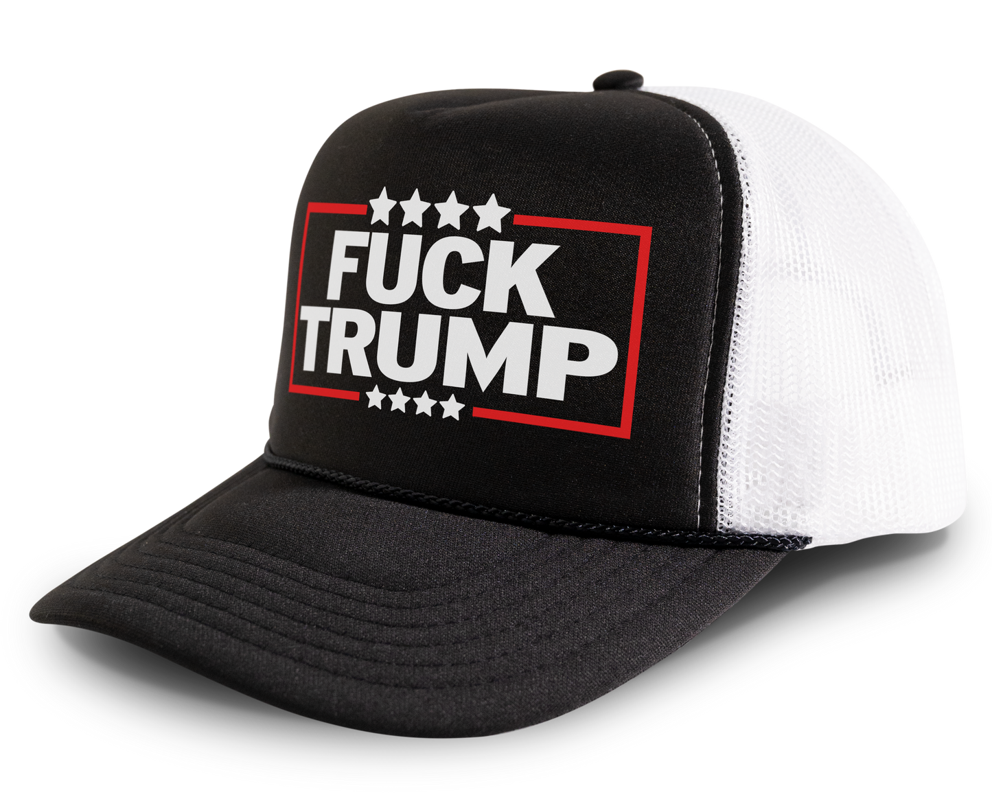 Fuck Trump Trucker Hat - Anti-Trump Statement Cap