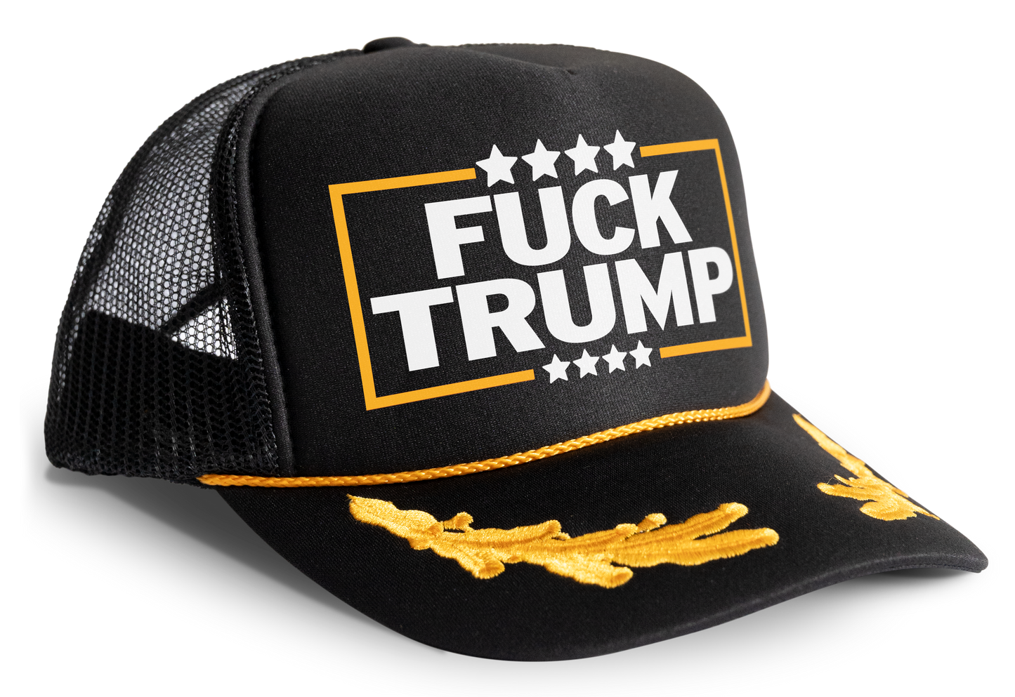 Fuck Trump Trucker Hat - Anti-Trump Statement Cap