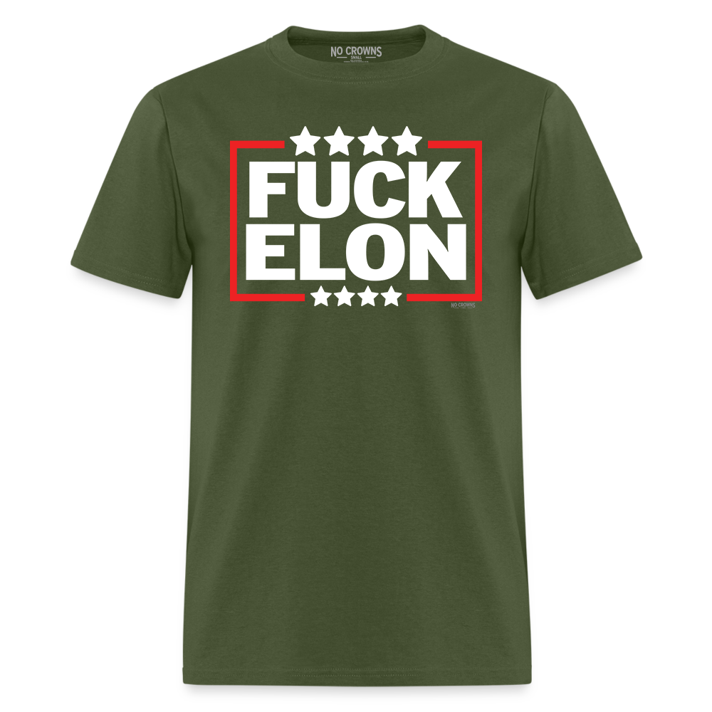Fuck Elon T-Shirt – Unisex Anti-Oligarchy, Anti-Fascism, Pro-Democracy Statement Tee